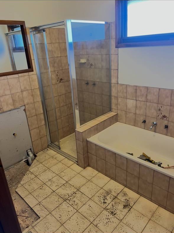 Before Chadstone bathroom renovation by Renova Group